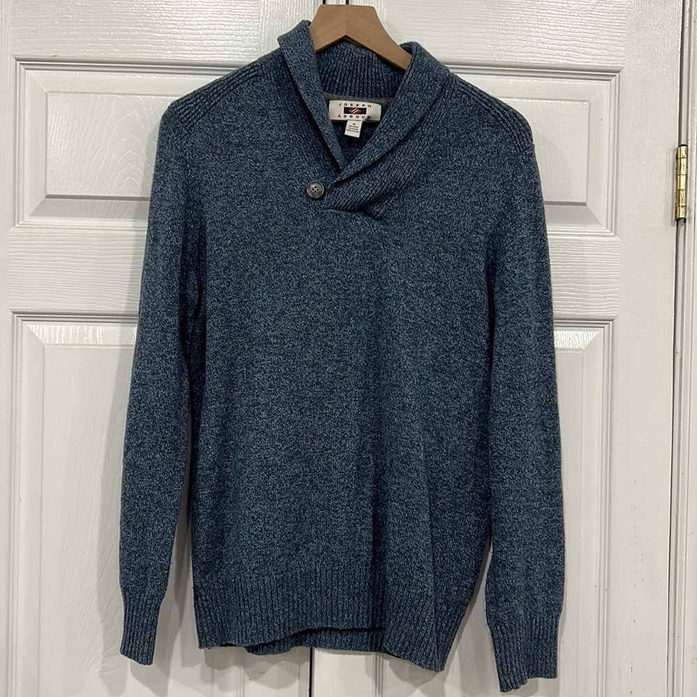 Joseph Abboud Wool Blend Shawl Neck Sweater